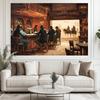 1 Piece of Western-style Background Cloth - Rural Cowboy Tavern and Desert Scene Photography backgroundXY