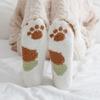 Girl Gifts Elastic Coral Fleece Women Socks Korean Style Socks Mid Tube Socks Apparel Accessories