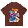230 g/m² 100% Baumwolle Pokemon V17 Misty Print Unisex Schweres Baumwoll-T-Shirt
