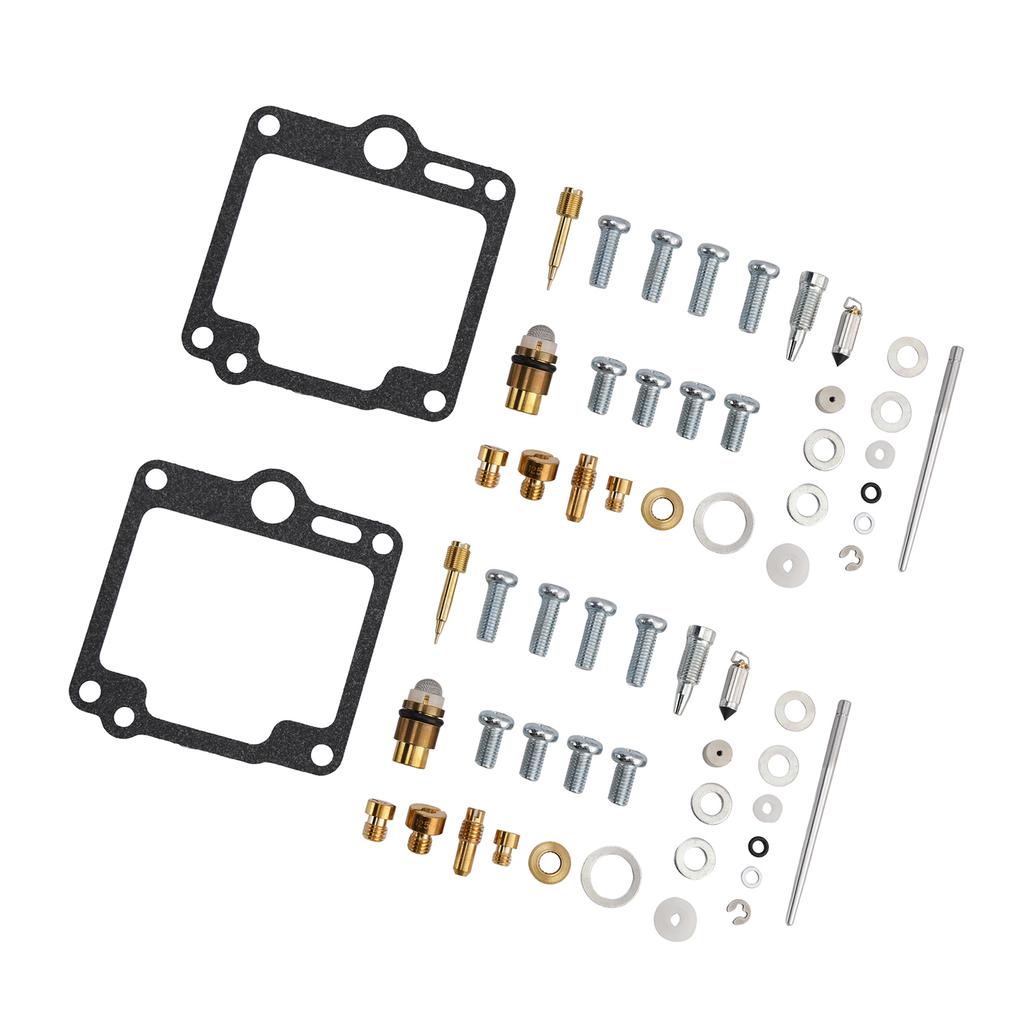 2 Set Carburetor Rebuild Repair Kit Fit for Yamaha XV750 Virago 750 1989-1997
