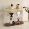 Wavy Acrylic 3-Tier Cup Holder Storage Rack