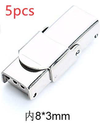 Stainless Steel Magnetic Clasps Charms Connector Buckle For Diy Leather Bracelets Rope Jewelry Making Findings Accessories