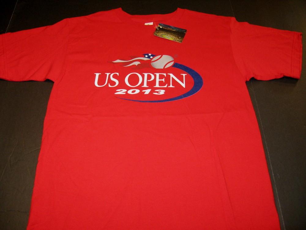 U.S. US OPEN Tennis Tournament 2013 - Patriotic Colors Red T-Shirt New NWT SMALL Unisex T-Shirt S