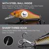 5pcs Floating Minnow Wobblers Fishing Lure Set 5cm/7cm/9cm Minnow Lures Hard Bait for Pike Crankbaits Fishing Tackle Box