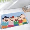 Anime C-Crayon S-Shin-Chan Floor Mat Bathroom Absorbent Mat Simple Door Dirt-resistant Mat Home Kitchen Mat Foot Mat Entry Mat