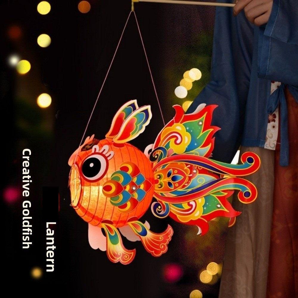Hand Made Middle Autumn Festival Lantern Glowing Children's Handheld Lantern  Festival Decoration