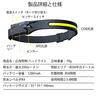 [Set of 2] Rechargeable LED Headlamp with USB Dual Light Source, 5 Lighting Modes, Ultra-Lightweight (50g), High Brightness, IPX4 Waterproof and Dustp