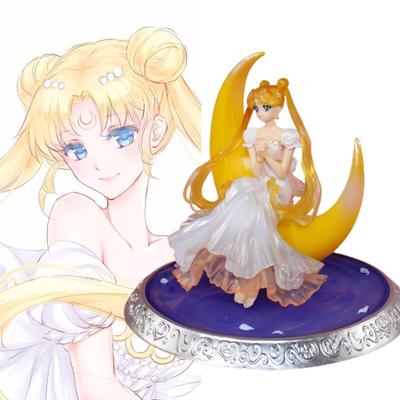 Sailor Moon Anime-Figuren, lebendiger Ausdruck, unverformbares Anime-Zubehör, Kuchenpuppen-Dekoration, Anime Sailor Moon für Anime-Liebhaber