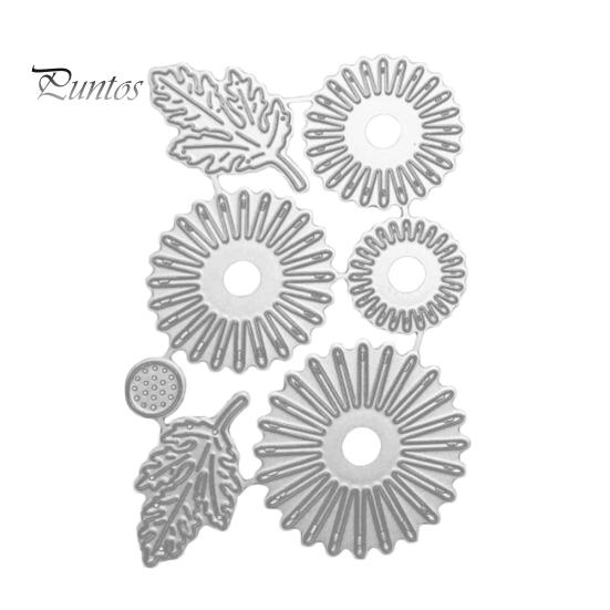 Metal Cutting Cute Flower Leaf Dies Diy Scrapbook Emboss Paper Card Stencil Mold