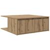 Coffee Table Artisan Oak 80 X 80 X 31 Cm Engineered Wood