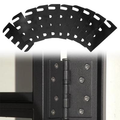 10pcs 4 Inch Door Hinge Shims Sturdy Material Easy To Install Door Alignment Shims Adjustable Hardware Accessories