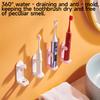 Electric Toothbrush Holder Wall-mounted Toothbrush Holder Without Drilling Wall-mounted Bathroom Shelf and Toilet Storage Rack