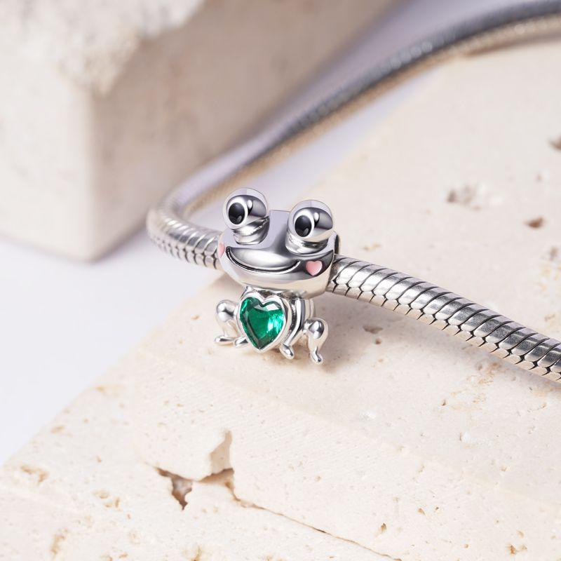 New Copper Duck Mouse Dragon Wolf Pendant Bead Fit Original Charms Bracelet Trinket Jewerly Accessories