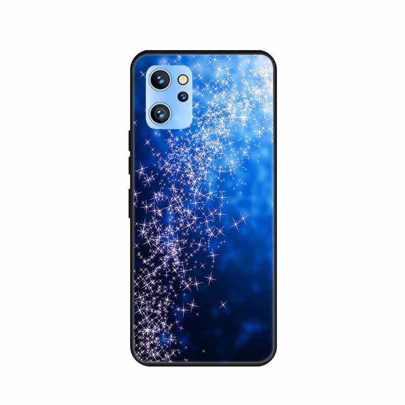 Etui do telefonu Umidigi A13 Pro 2022 Kwiaty Czarny Silikonowy Tylny Pokrowiec Miękki Pokrowiec TPU Do Umidigi A13S Etui A 13 S Coque Funda Torba
