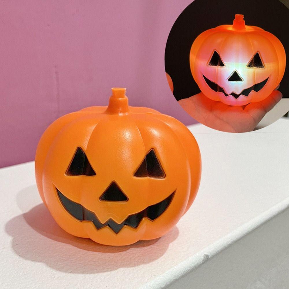LED  Light Halloween Jack-O-Lantern Luminous Pumpkin Lamp Pumpkin Lantern  Halloween Decoration