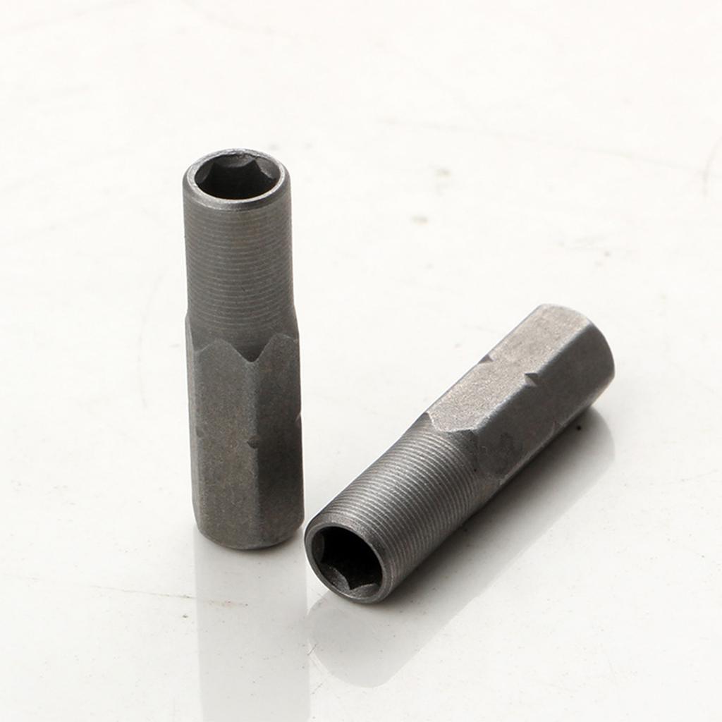 5Pieces Hex Bit Adapter Set Magnetic 1/4Inch To 4mm Precision Socket Shank for Screwdriver and Drill Tools