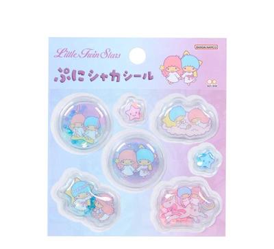 Sanrio Little Twin Stars Puni Shaka Sticker ( Lavender ) Japan NEW