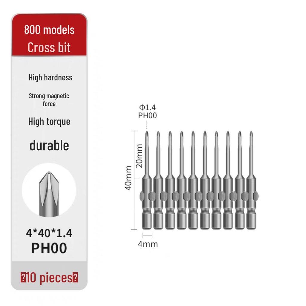 Cross 800 S2 Steel Magnetic Screwdriver Bits (801 & 802) for Electric Drills