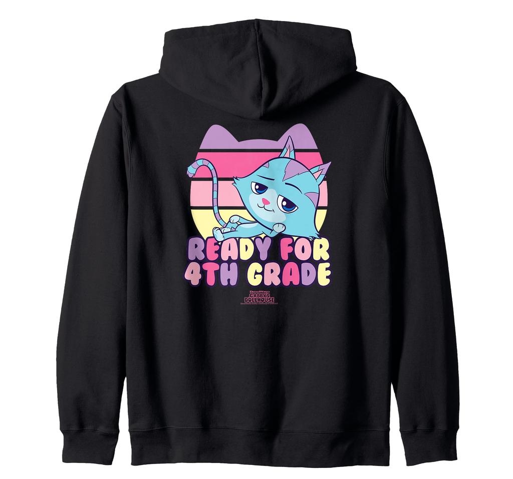 DreamWorks Gabby's Dollhouse 4th Grade Cat Rat Zip Hoodie