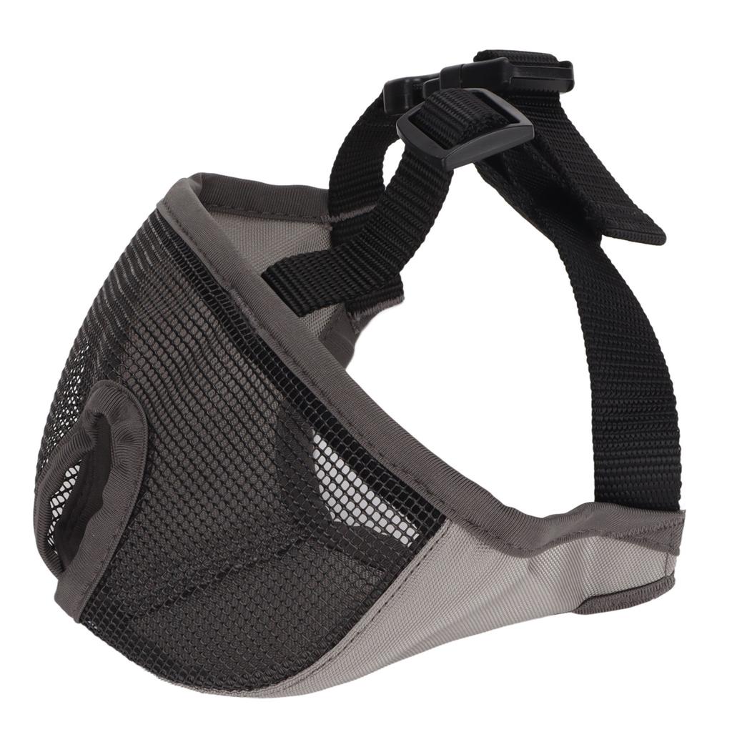 Adjustable Bulldog Mask Bite and Barking Dog Muzzle Eye Closed Training Dog Mesh Mask for Bulldogs
