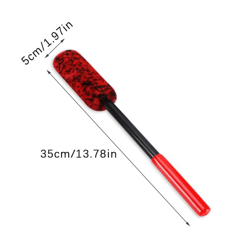 Auto Wheel Detailing Brush Bendable Wheel Woolies Car Cleaning Tools for Car Rim Tire Washing Easily Clean