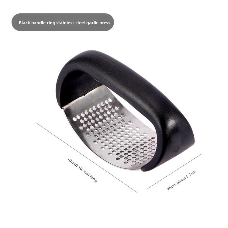 Manual Stainless Steel Garlic Press Shoot Minced Garlic Garlic Mashed Garlic Tools Ring Garlic Press Kitchen Tools