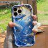 Phone Case: 2D Flat Design, Suitable for iPhone 18, 17, 16, 15, 14, 13, 12 Pro Protective Cases, Phone Decoration, Starry Sky, Cloud Sea, Whale, Hallo
