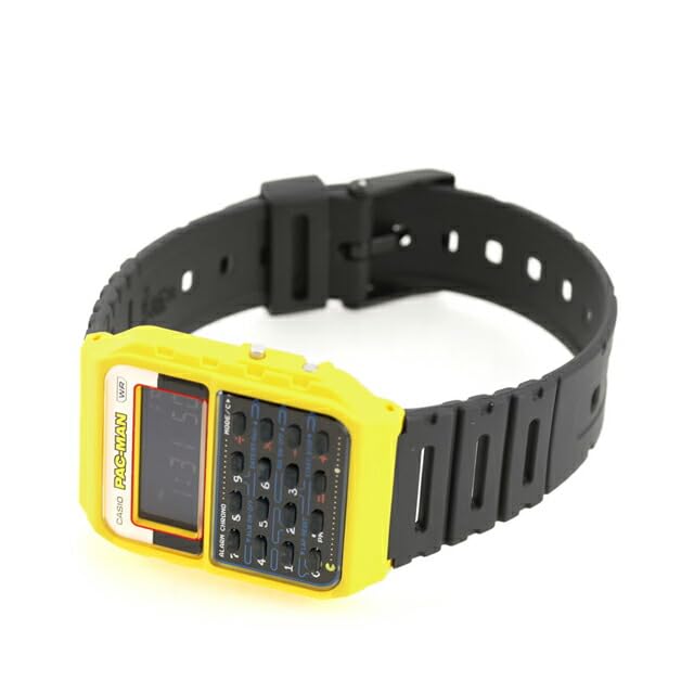 Casio Collaboration Model Quartz Watch for Men and "Pac-Man" Women, CA-53WPC-1B