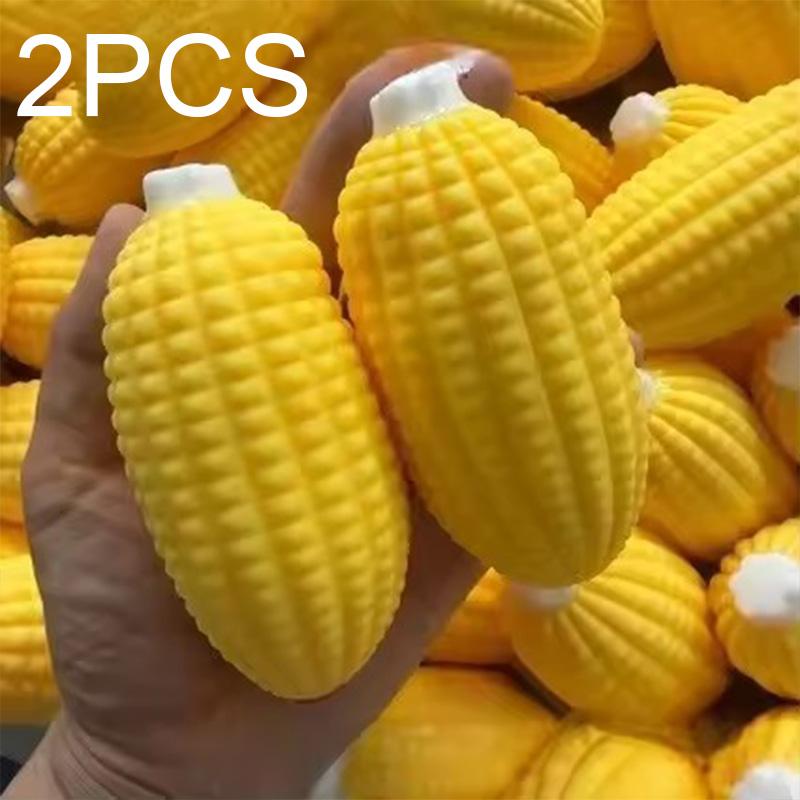 Simulation Asmr Crunchy Soap Ball & Corn & Pudding Squishy Toy Sensory Toy Anti-Anxiety Stress Anxiety Relief Decompression Toy