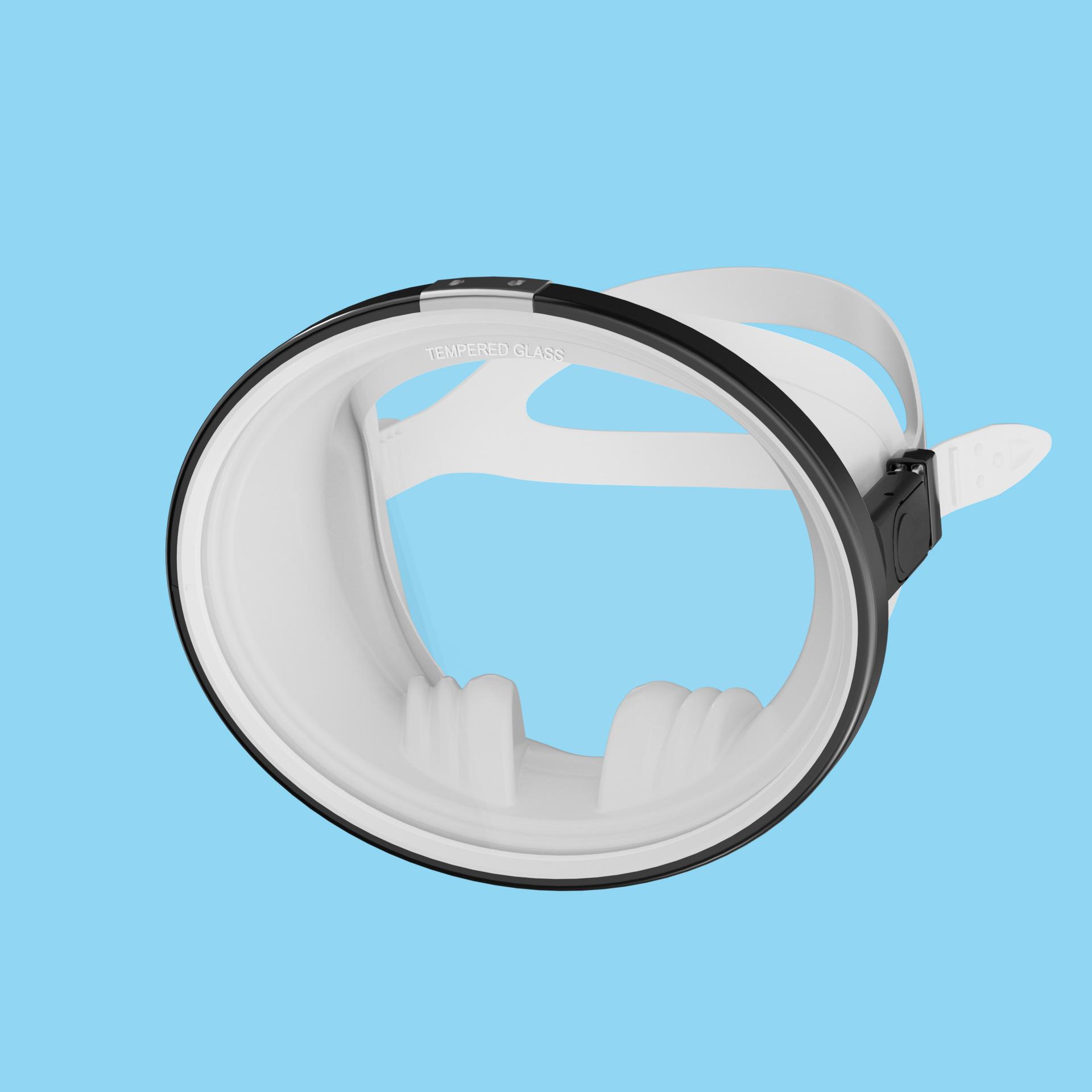 

Adult Large Frame Freediving Mask with Multiple Functions HD Fisherman Goggle Fashion Swimming and Snorkeling Equipment