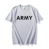 2026 US ARMY Printed T-shirt for Army Physical Training, Crew-neck Short-sleeved Pure Cotton Military-themed Tactical Clothing