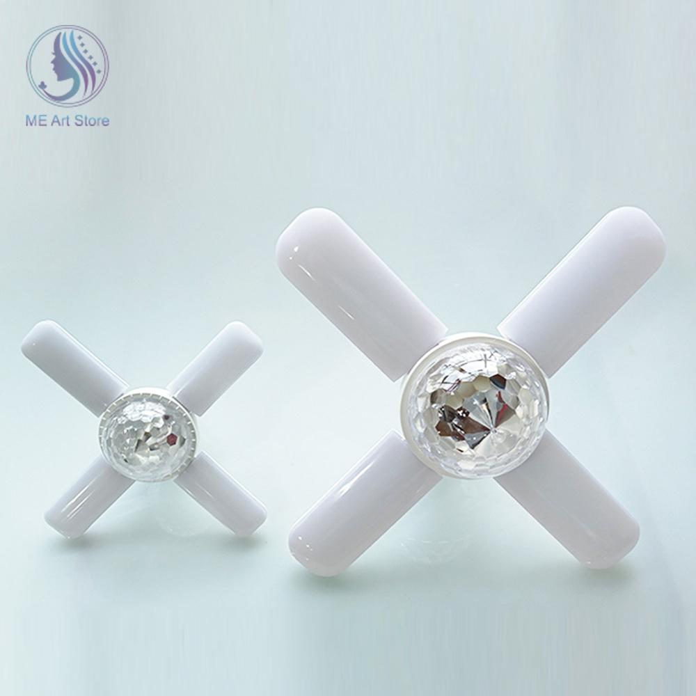 E27 LED-Lampe Lüfterblatt Vierblättrige Musiklampe Bluetooth-Lautsprecher Faltbare LED-Glühbirne Deckenleuchte Mit Fernbedienung