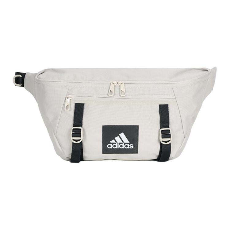 New Adidas Fabric Fanny Pack Unisex Jade White & Black JJ3369