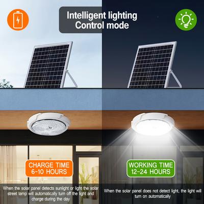 100W 60W Solar Powered Ceiling Light Indoor LED Light Waterproof Outdoor Ceiling Lamps for Garden Corridor Solar Pendant Light