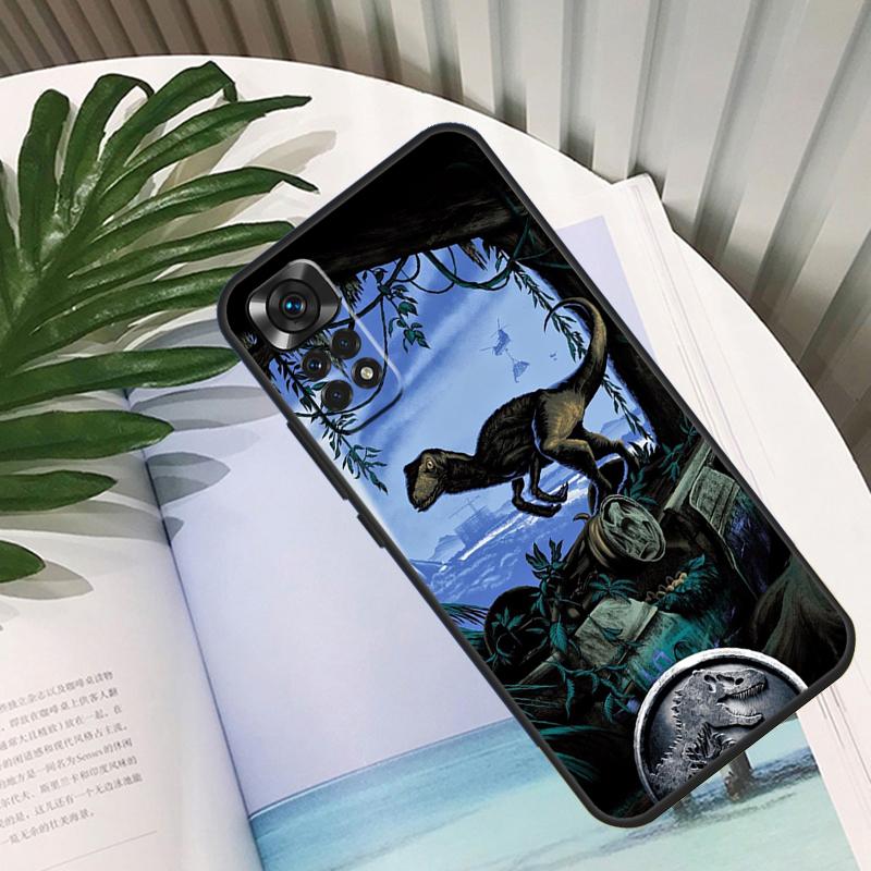 Jurassic Dinosaur Funda For Xiaomi Redmi Note 14 13 10 11 12 15 Pro Plus Case For Redmi 15C 14C 10C 12C 13C 15