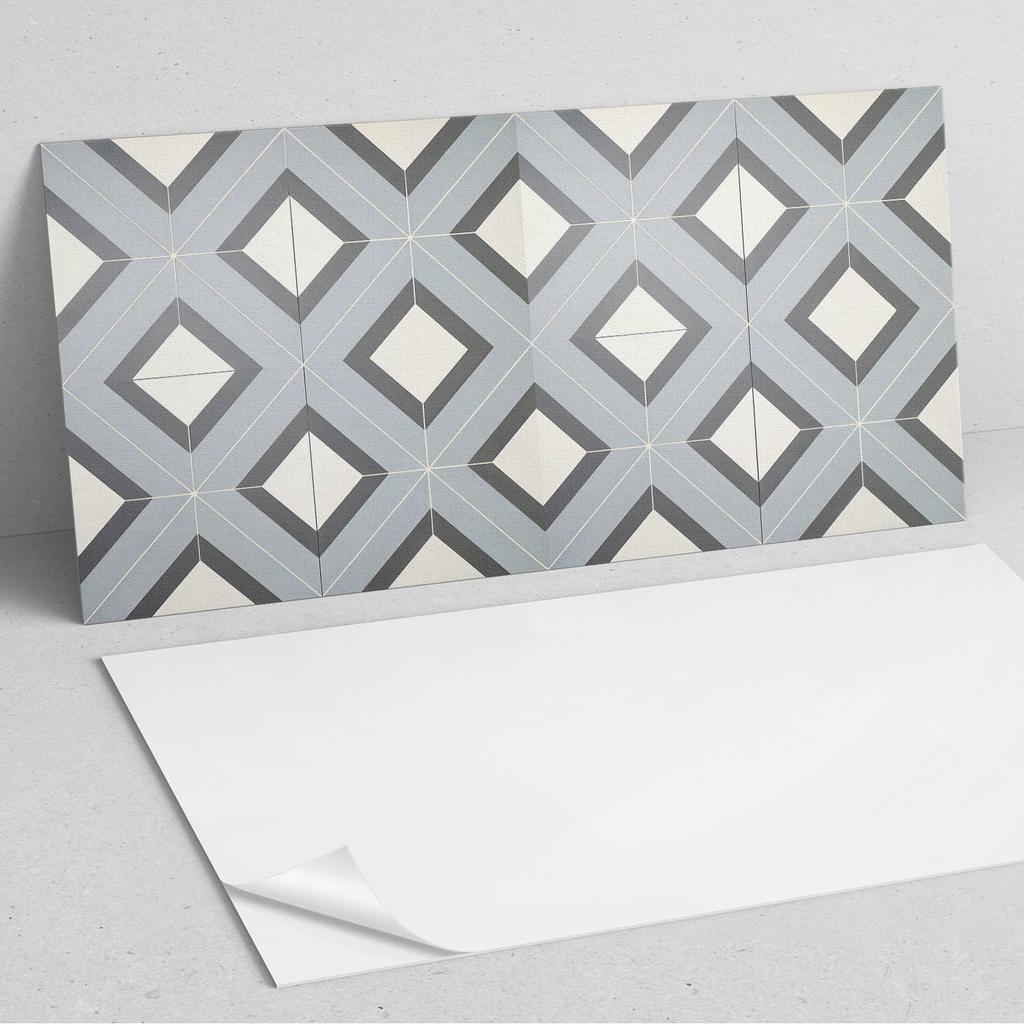 Self-Adhesive Vinyl Wall Decor for Interiors 120X60 Cm Geometry In Pastels