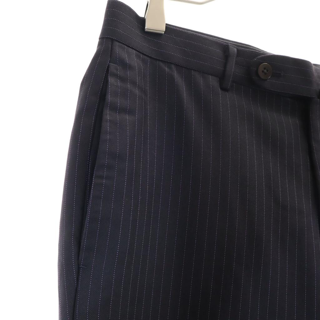 BEAMS F Made in Japan Gestreifter Anzug Set 93 Marineblau Herren Gebraucht