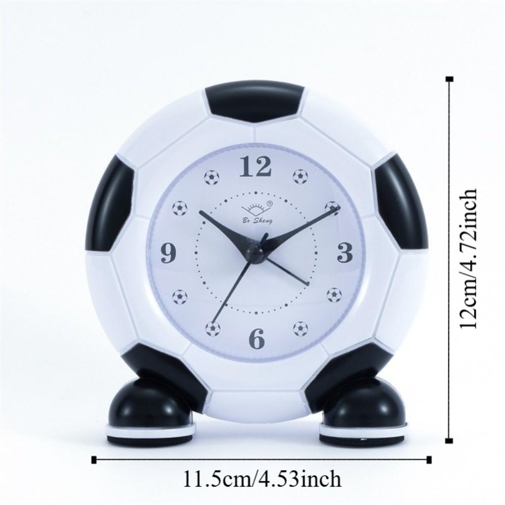 ABS Electronic Alarm Clock Football World Cup Clock Modern Soccer Shape Alarm Clock Study Room