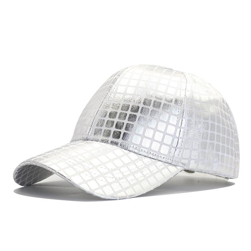 Crocodile pattern baseball cap men's fashion small grid European and American street sunshade cap