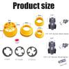 Electric Drill Compatible Pvc Pipe Threader Kit with Various Die Sizes, Pvc Pipe Threader Kit, Pipe Threader Kit, Pvc Threader for Drill, 1/2'' 3/4''