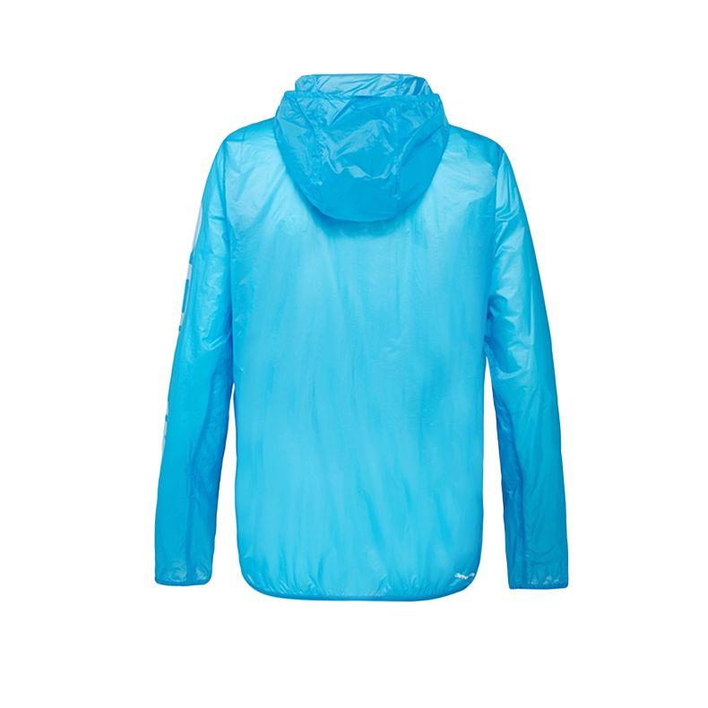 Adidas Sleeve Side Letter Logo Printed Zipper Hooded Jacket Men Jacket Blue AP6529