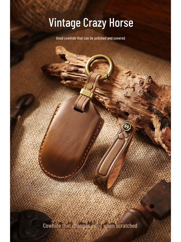 Handmade Genuine Leather Key Cover for Lynk & Co 03 (2022)