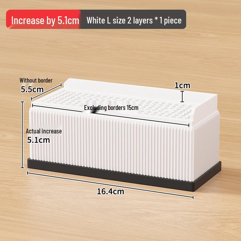 Adjustable Non-Slip Furniture Leg Pads for Moisture-Proof Heightening of Tables and Cabinets.