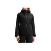 FILA Casual Versatile Hooded Windbreaker Women Outerwear Deep-Black A11W517701FBK