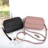 Leather bag women's oblique span summer fashion casual shoulder bag 2025 new model put mobile phone clutch women's bag