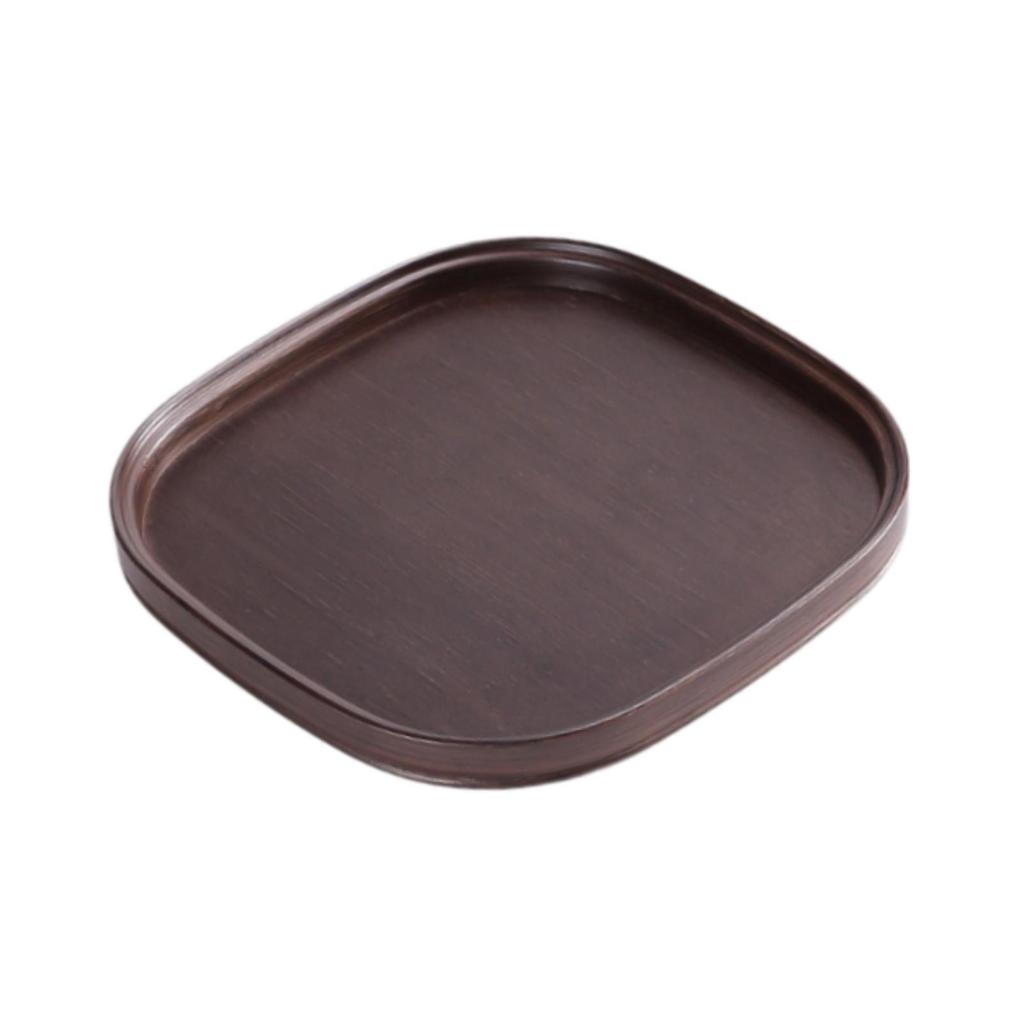 Wood Serving Tray Portable Dessert Plate for Kitchen Breakfast in Bed Bar