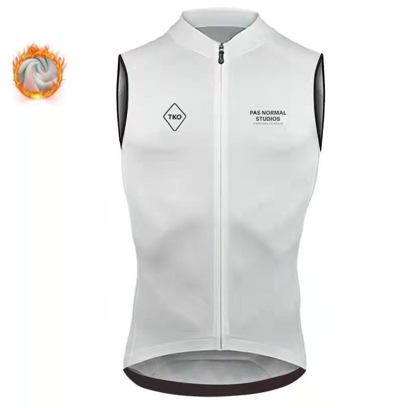 Fleece Vest Men Women Winter Cycling Jacket Windproof Warm Bike Outerwear