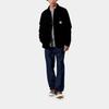 Carhartt WIP Whitsome Shirt Jacket American Vintage Solid Color Pocket Label Logo Corduroy Shirt Jacket Men Jacket Black I028827-89-00