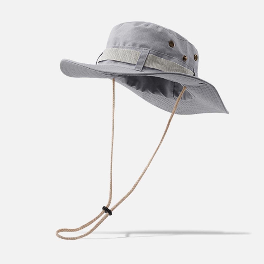 TAGVO Chapeau De Soleil Pliable 100% Coton Brodé - Protection UV Pêche Randonnée Plage