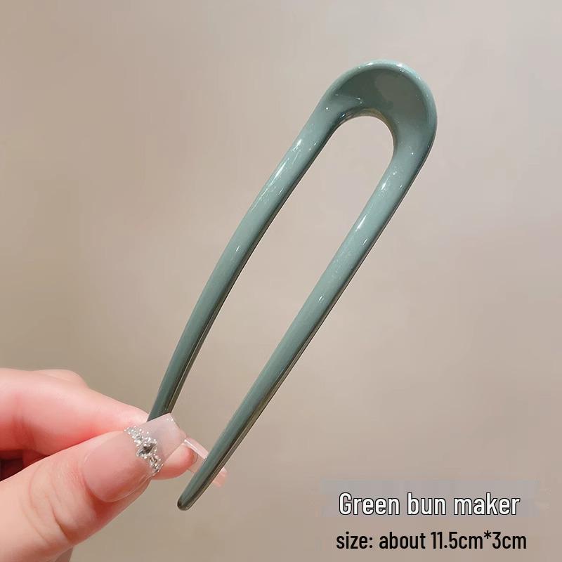 

Elegant U-Shaped Chinese Style Hairpin for Modern Updos and Back Bun